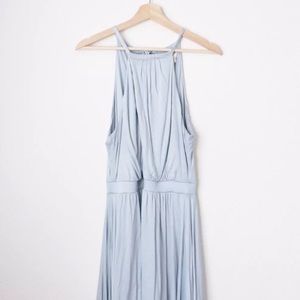 Anthropologie Dress Handkerchief Hem Ice Blue